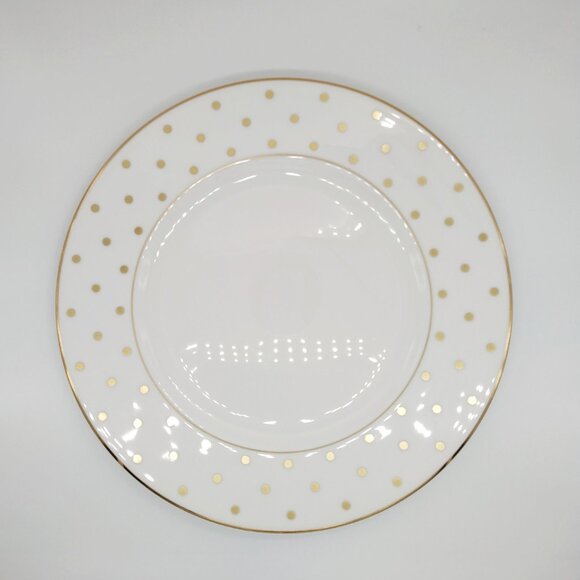Kate Spade Larabee Road Gold 5 Piece Dinnerware Set Women's Valentine's Day Gift - Picture 12 of 16